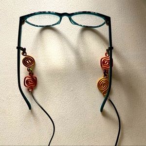 Eyeglass Leash / Chain - sunset colors